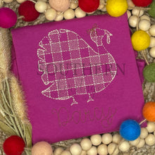 Load image into Gallery viewer, Gingham Check Girl Turkey
