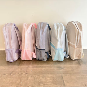 Seersucker Backpack (Full Size) - Retail