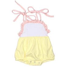 Load image into Gallery viewer, Monogrammed Ruffle Tie Sunsuit
