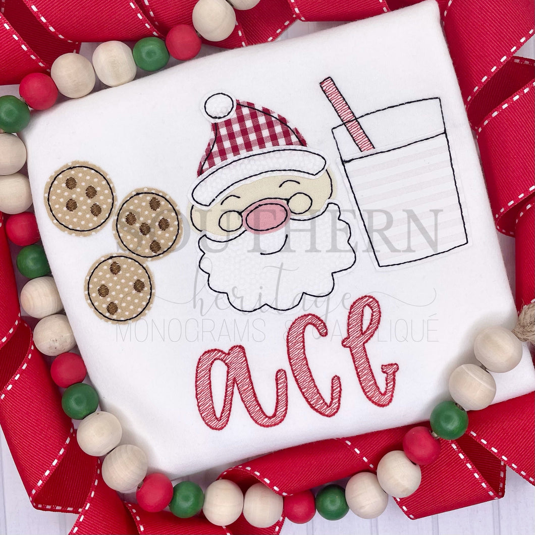 Santa, Milk, and Cookies