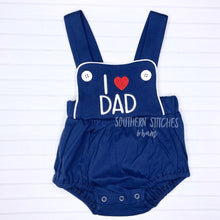 Load image into Gallery viewer, I Love Dad Sunsuit
