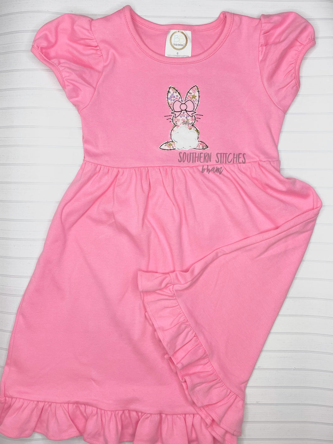 Sweet Bunny Appliqué Dress