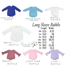Load image into Gallery viewer, Heart with Side Bow Long Sleeve Bubble
