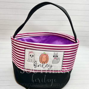 Halloween Candy Tote Bucket