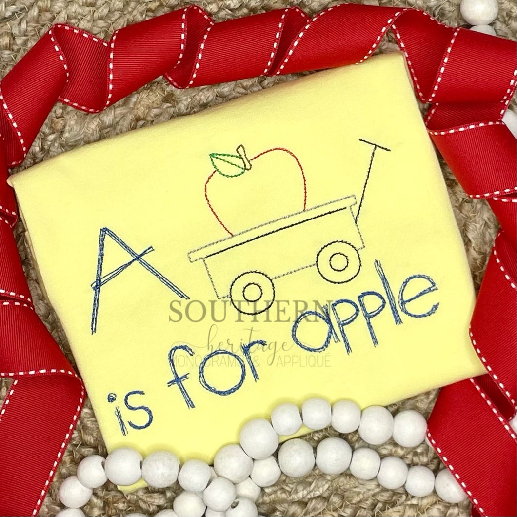 A is for Apple Wagon