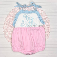 Load image into Gallery viewer, Big Sister Ruffle Tie Sunsuit
