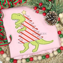 Load image into Gallery viewer, Girl Dinosaur Christmas Tree
