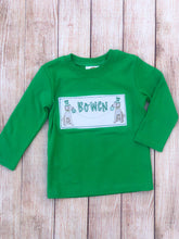 Load image into Gallery viewer, Clover Banner St Patrick’s Day Puppy Dog Shirt
