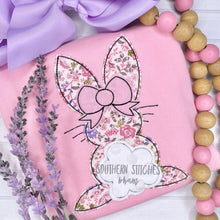 Load image into Gallery viewer, Sweet Bunny Girl Appliqué Bloomer Set
