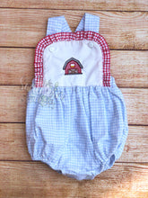 Load image into Gallery viewer, Jax and Jane blue/red sunsuit
